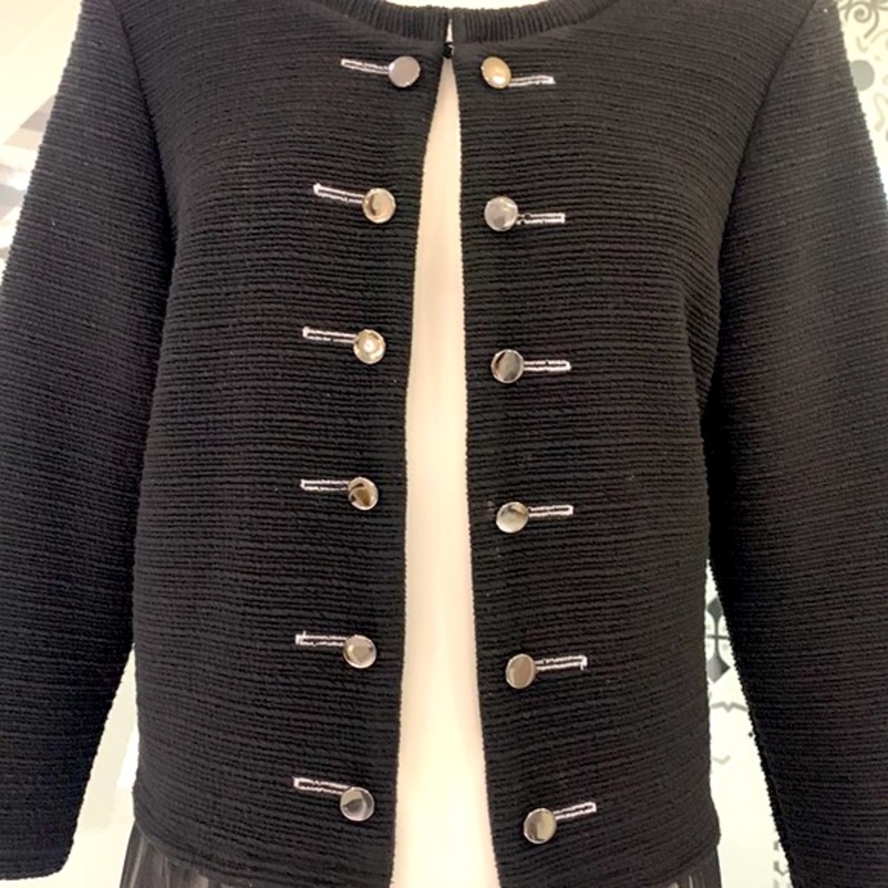 Like NEW 🌸Gorgeous Black Long JR Cover Up - Picture 9 of 17